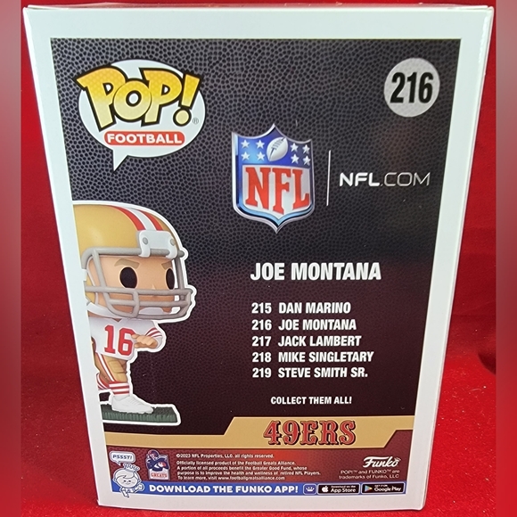 Joe montana funko # 216 (nib) - Picture 7 of 7